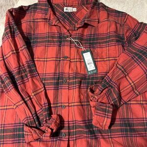 Alpine Design Women's Red Plaid Button Down Shirt